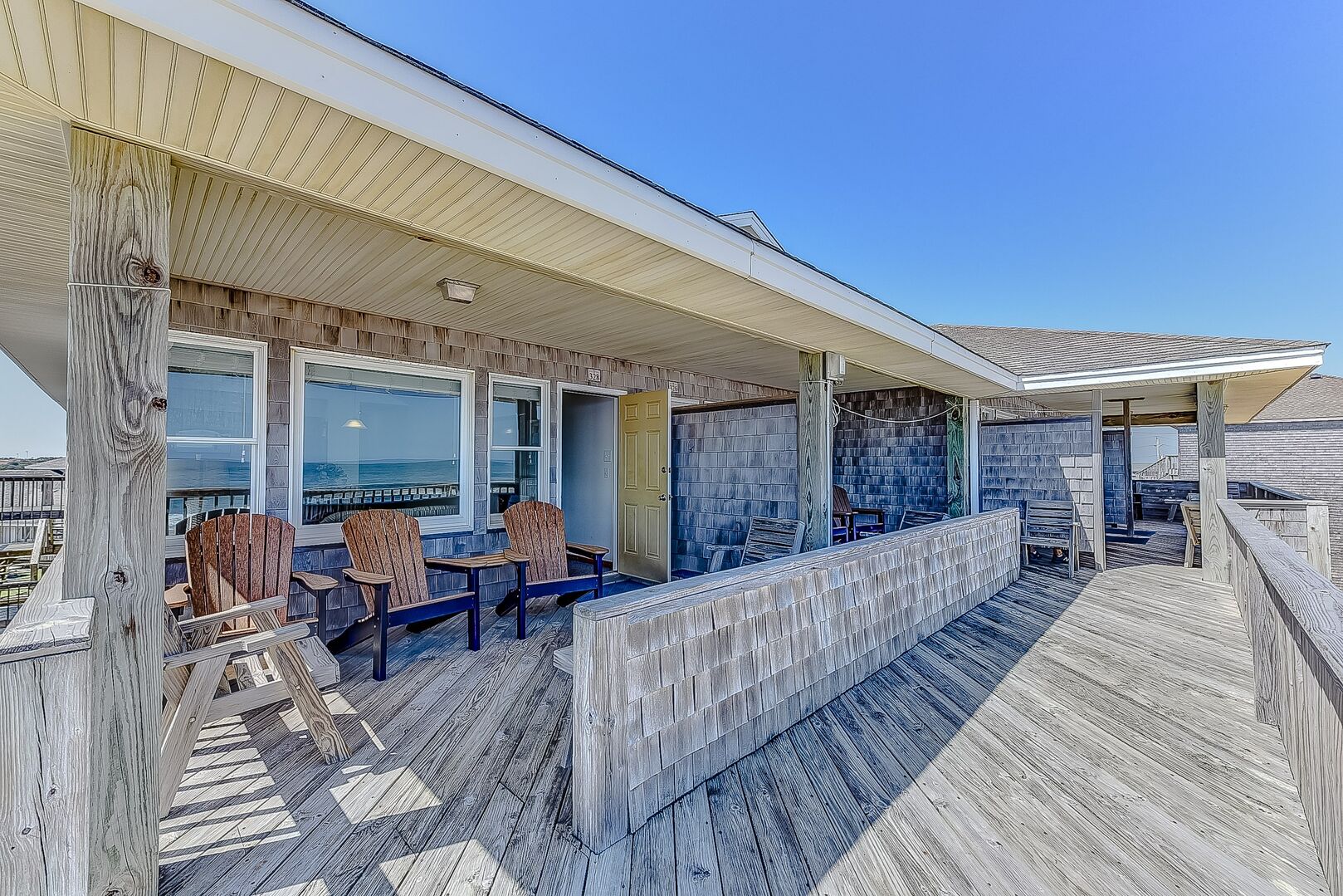 The exterior of our Cape Hatteras oceanfront rentals